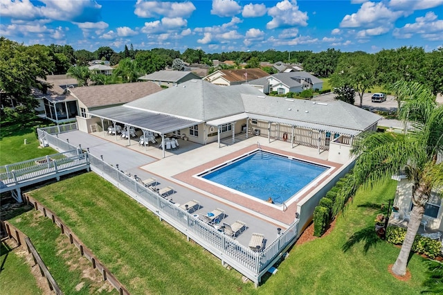 drone / aerial view