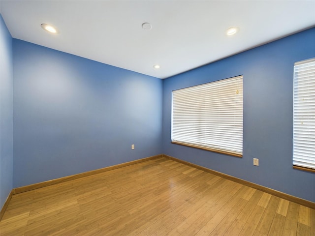 1793 N Fort Harrison Ave, Clearwater, FL 33755 - spare room featuring light hardwood / wood-style floors