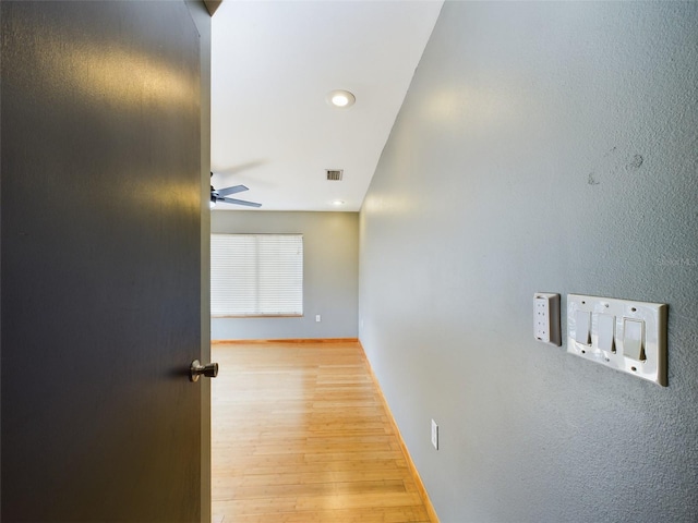 1793 N Fort Harrison Ave, Clearwater, FL 33755 - corridor with light hardwood / wood-style floors