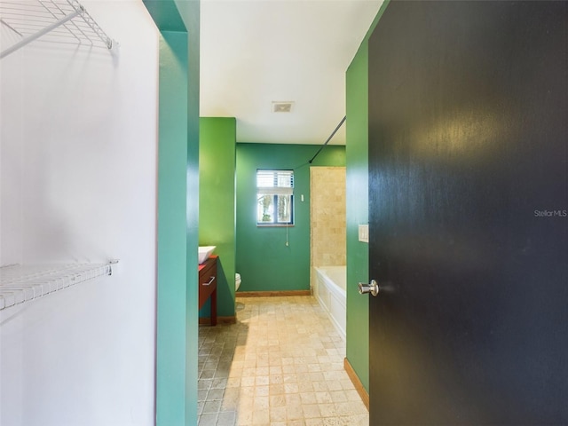 1793 N Fort Harrison Ave, Clearwater, FL 33755 - full bathroom with vanity, toilet, and shower / bath combination