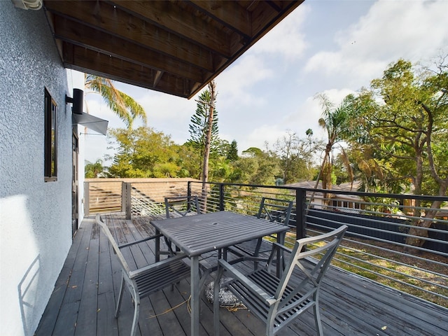 1793 N Fort Harrison Ave, Clearwater, FL 33755 - view of wooden deck