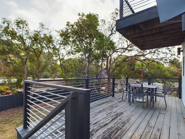 1793 N Fort Harrison Ave, Clearwater, FL 33755 - view of wooden deck