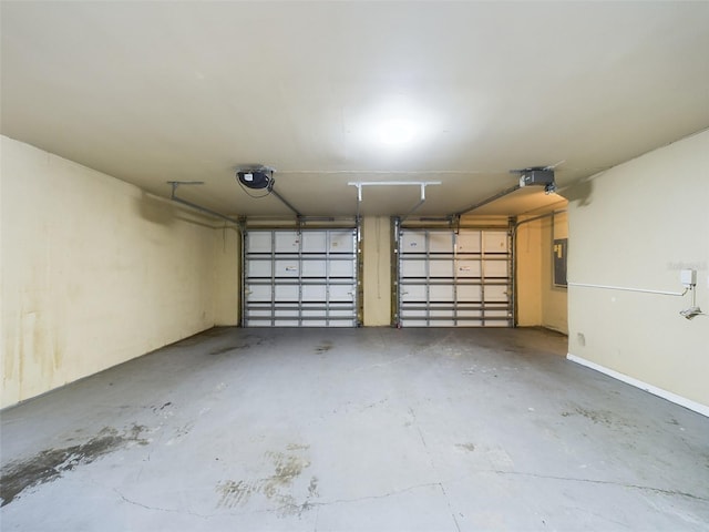 1793 N Fort Harrison Ave, Clearwater, FL 33755 - garage with a garage door opener and electric panel