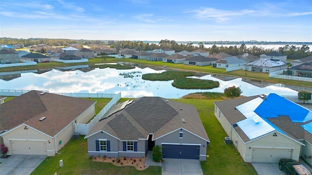 birds eye view of property featuring a residential view