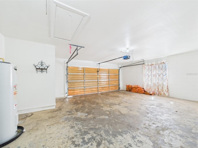 2434 Mill Run Blvd, Kissimmee, FL 34744 - garage featuring water heater and a garage door opener