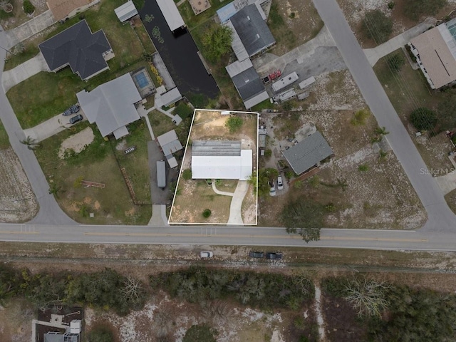 drone / aerial view featuring a residential view