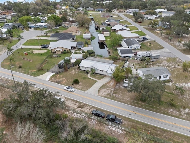 aerial view featuring a residential view