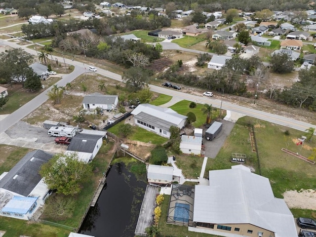 drone / aerial view featuring a residential view