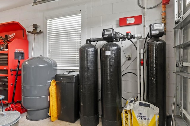 view of utility room