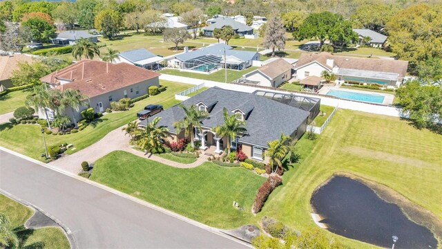 bird's eye view featuring a residential view