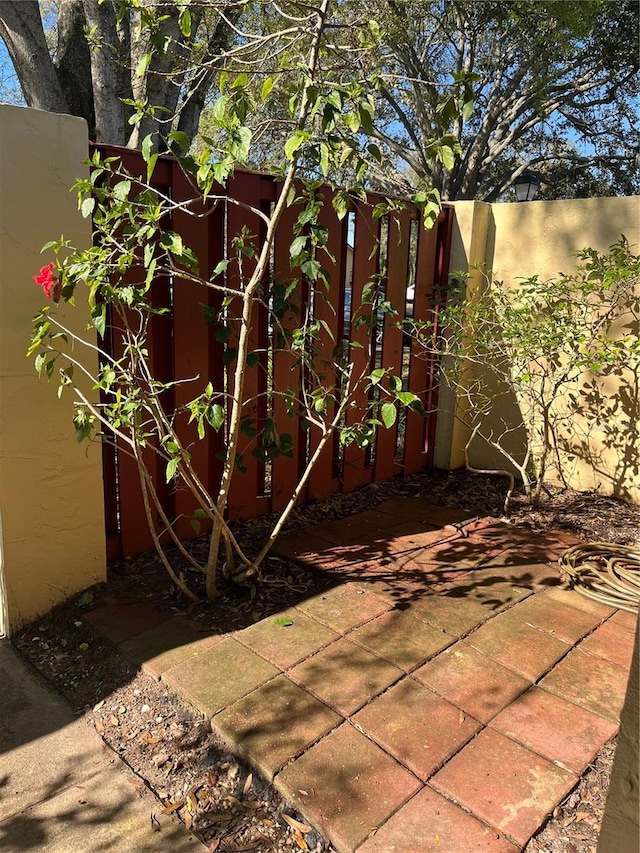 view of patio / terrace with fence