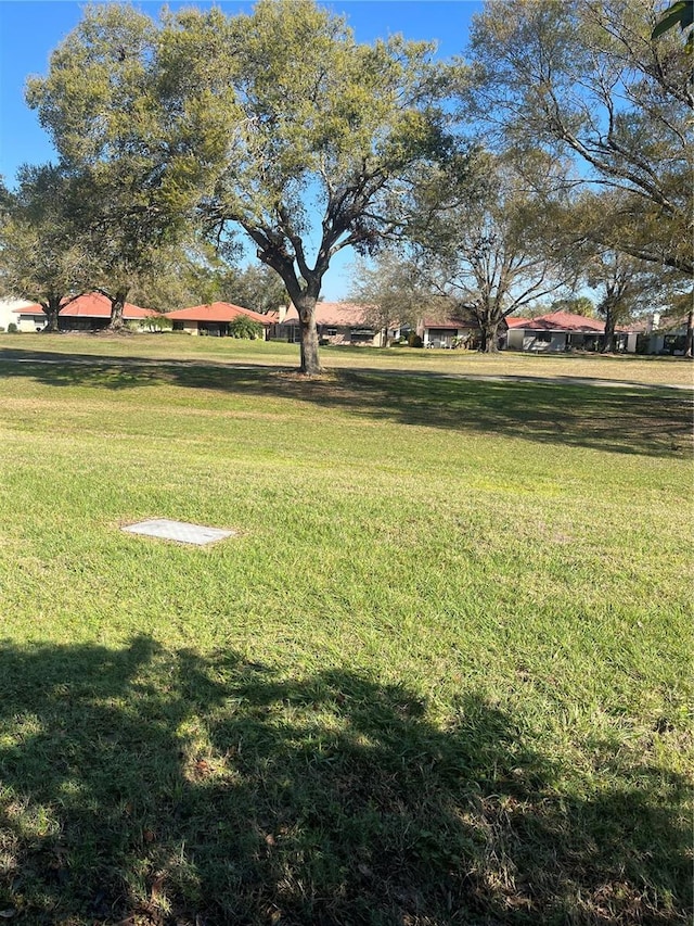 view of yard featuring a residential view