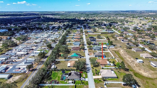 drone / aerial view featuring a residential view