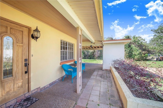 view of patio