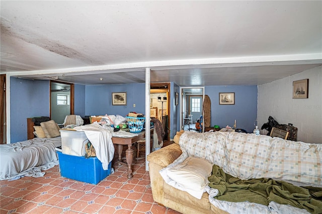 view of living area