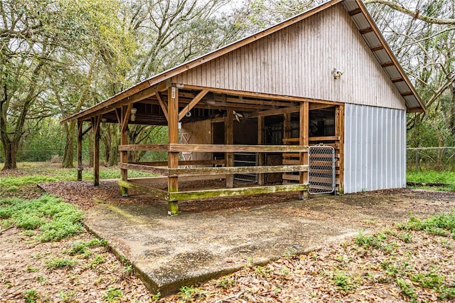 exterior space featuring an outdoor structure and an exterior structure