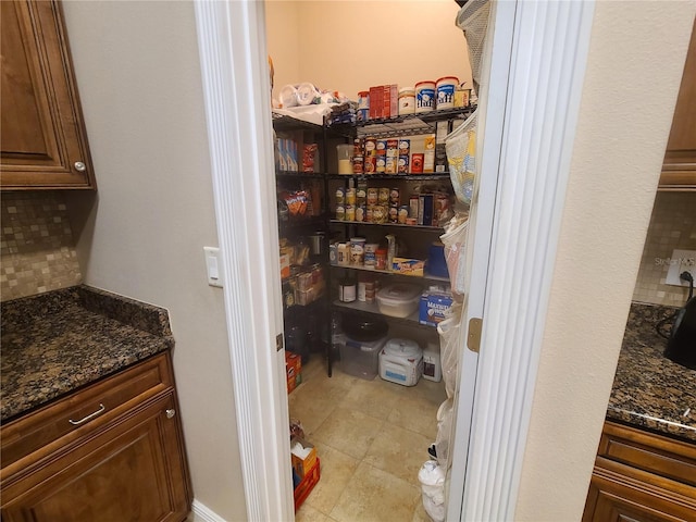 view of pantry