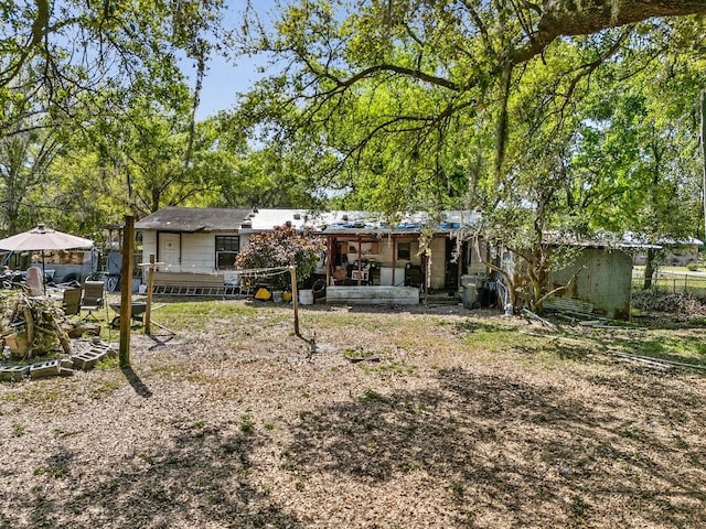 view of rear view of house