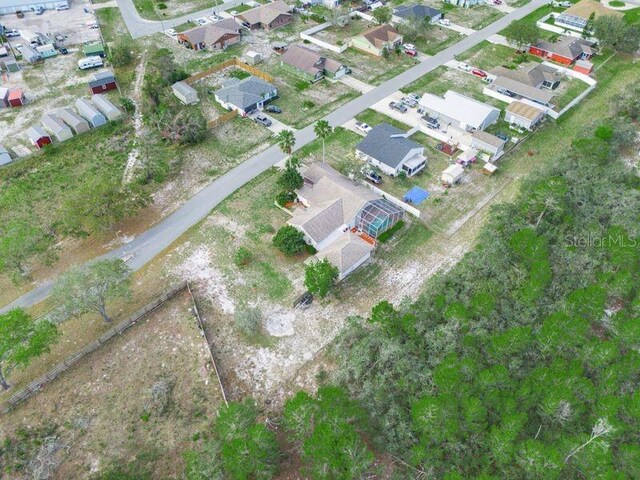 bird's eye view featuring a residential view