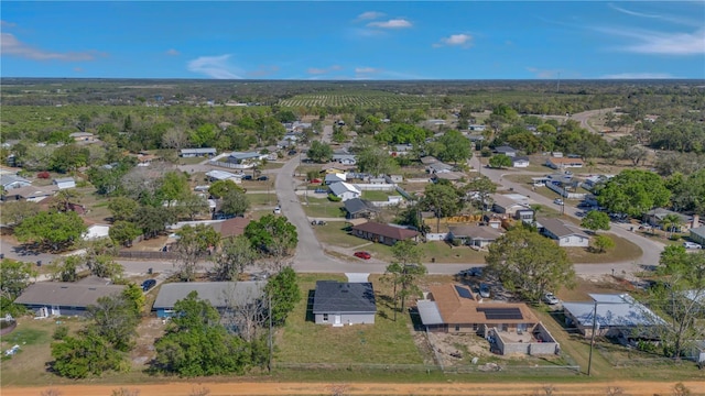 aerial view featuring a residential view