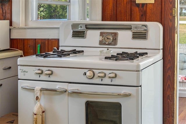 kitchen featuring range with two ovens
