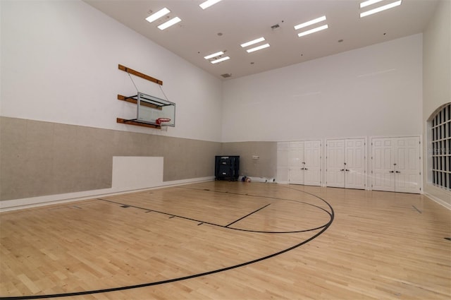 view of sport court with community basketball court