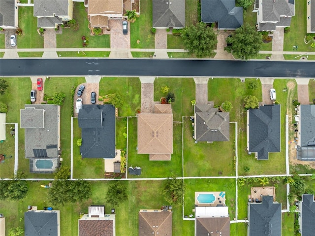 birds eye view of property featuring a residential view