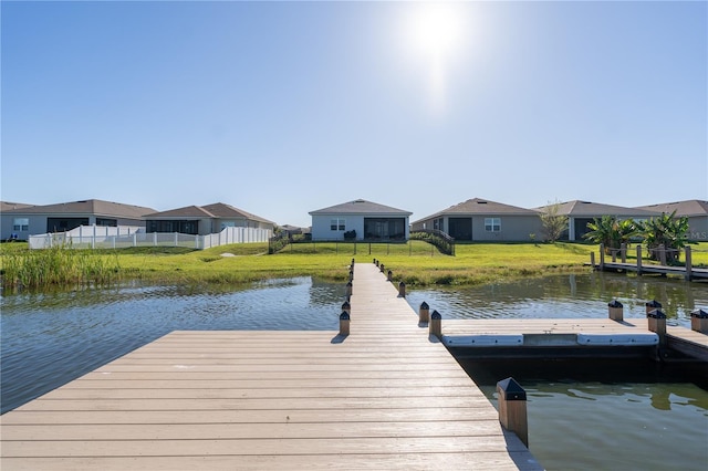 169 Summershore Dr, Auburndale, FL 33823 - dock with a water view and a residential view