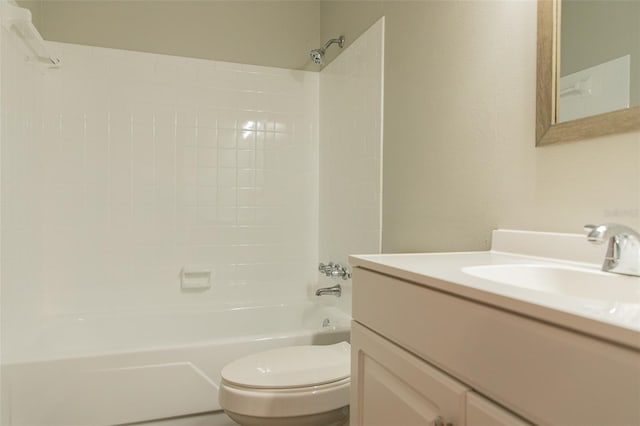 1801 3rd Ct SE, Winter Haven, FL 33880 - bathroom with toilet,  shower combination, and vanity