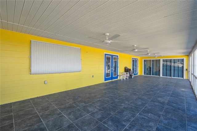 225 Wes Mann Rd, Babson Park, FL 33827 - exterior space featuring french doors and a ceiling fan