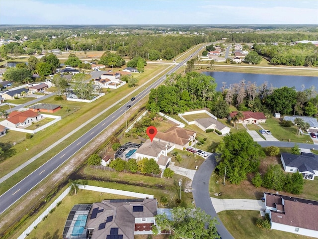 247 Cobalt Dr, Kissimmee, FL 34758 - bird's eye view featuring a residential view and a water view