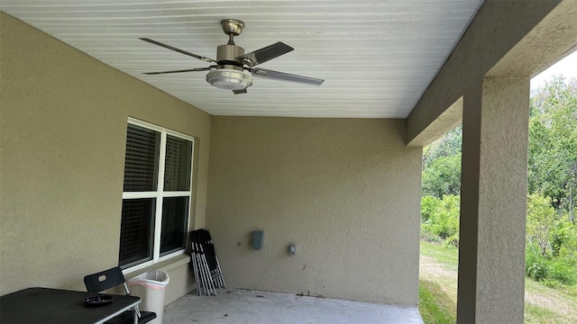 214 Brook Ln, Polk City, FL 33868 - view of patio / terrace featuring ceiling fan