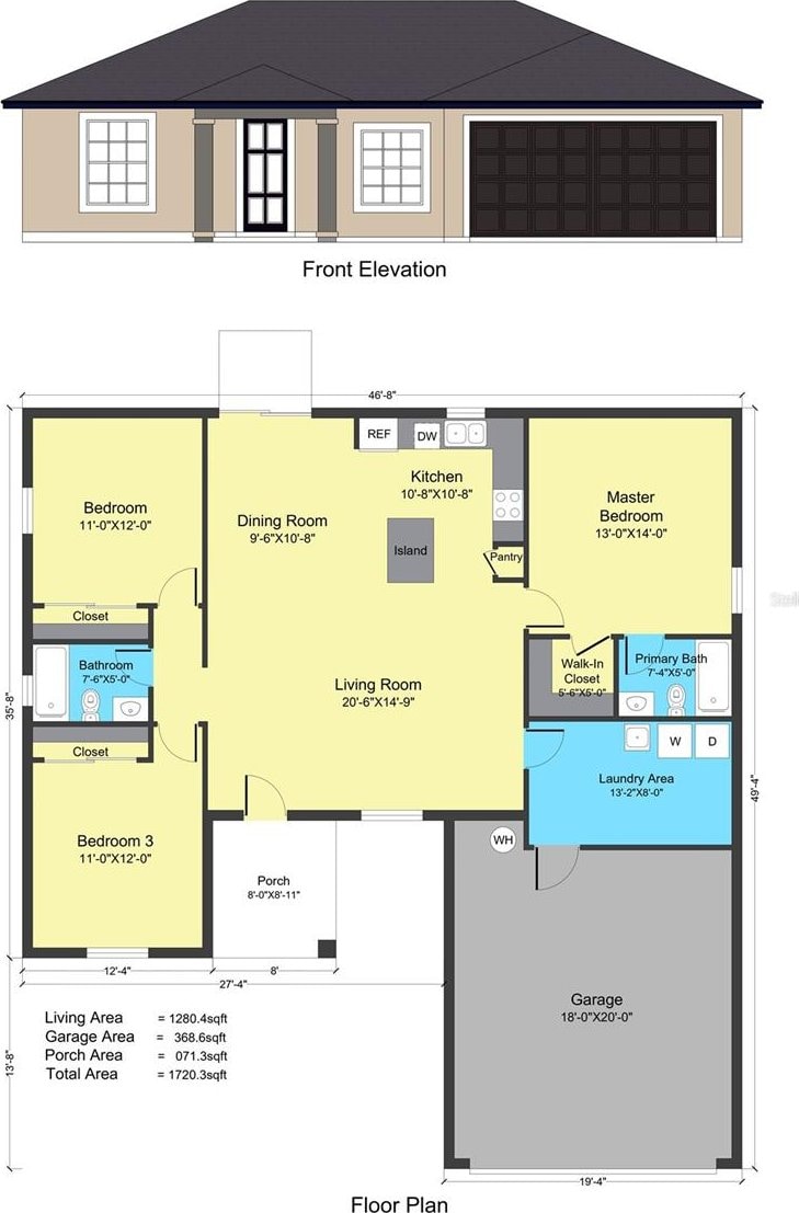 4244 Mercedes St, Sebring, FL 33872 - floor plan
