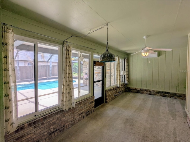 2761 Graniteridge Ct, Orange Park, FL 32065 - carpeted empty room featuring a ceiling fan and plenty of natural light