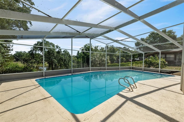 102 Lake Ring Dr, Winter Haven, FL 33884 - pool with a patio area and a lanai