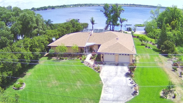 2611 State Road 557, Lake Alfred, FL 33850 - drone / aerial view featuring a water view