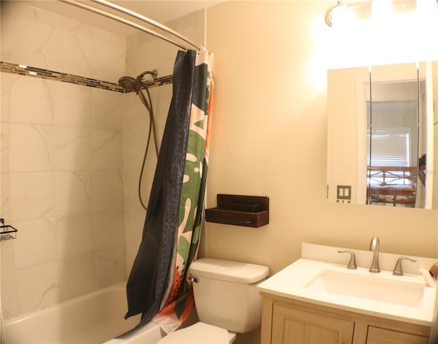 24391 NW 172nd Ave, High Springs, FL 32643 - full bathroom featuring shower / bath combo, toilet, and vanity