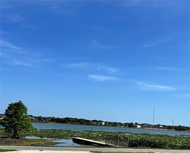 property view of water