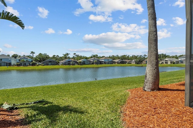 water view with a residential view