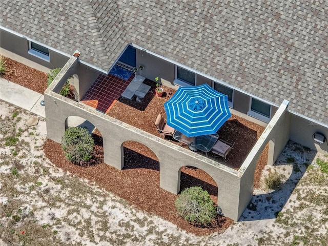 drone / aerial view