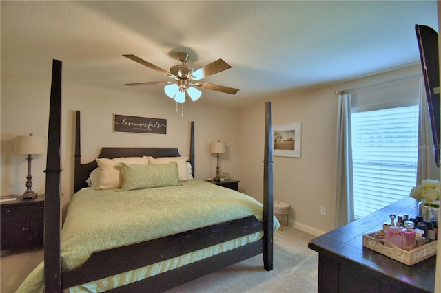 186 Viola Dr, Auburndale, FL 33823 - carpeted bedroom featuring baseboards and ceiling fan