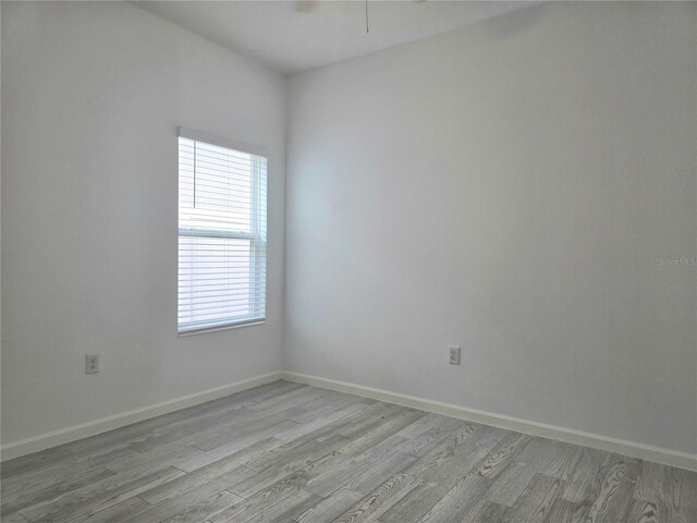 625 Disa Dr, Davenport, FL 33837 - spare room featuring light wood finished floors, healthy amount of natural light, baseboards, and a ceiling fan