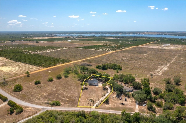 2390 Lake Easy Rd, Babson Park, FL 33827 - drone / aerial view featuring a water view and a rural view