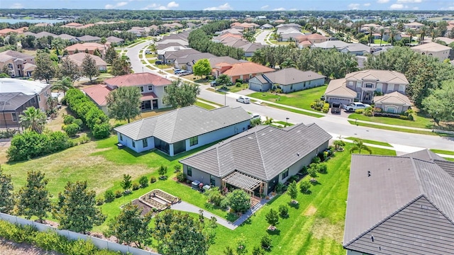 bird's eye view featuring a residential view