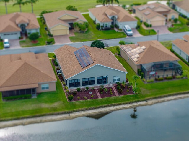 4081 Dunmore Dr, Lake Wales, FL 33859 - aerial view of residential area with a nearby body of water