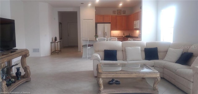 1375 Backspin Dr, Englewood, FL 34223 - living room with visible vents