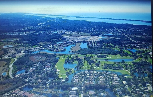 1375 Backspin Dr, Englewood, FL 34223 - bird's eye view with a water view
