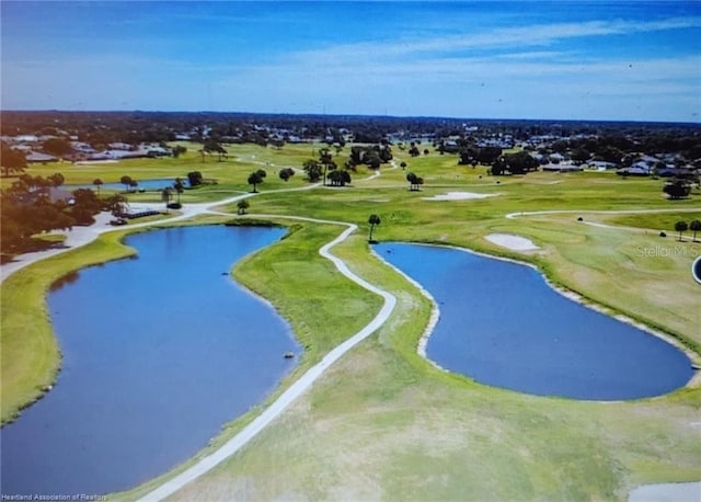 1375 Backspin Dr, Englewood, FL 34223 - aerial view with golf course view and a water view
