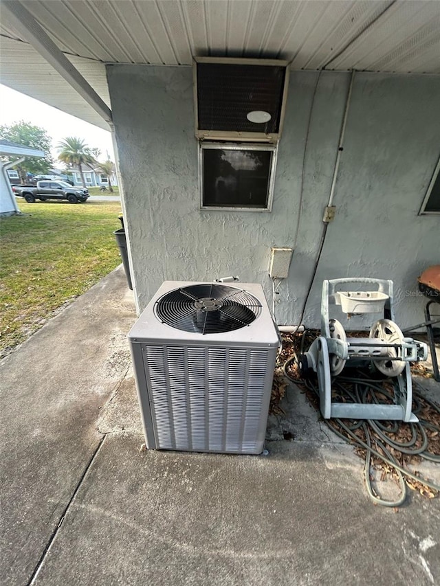 details featuring central air condition unit