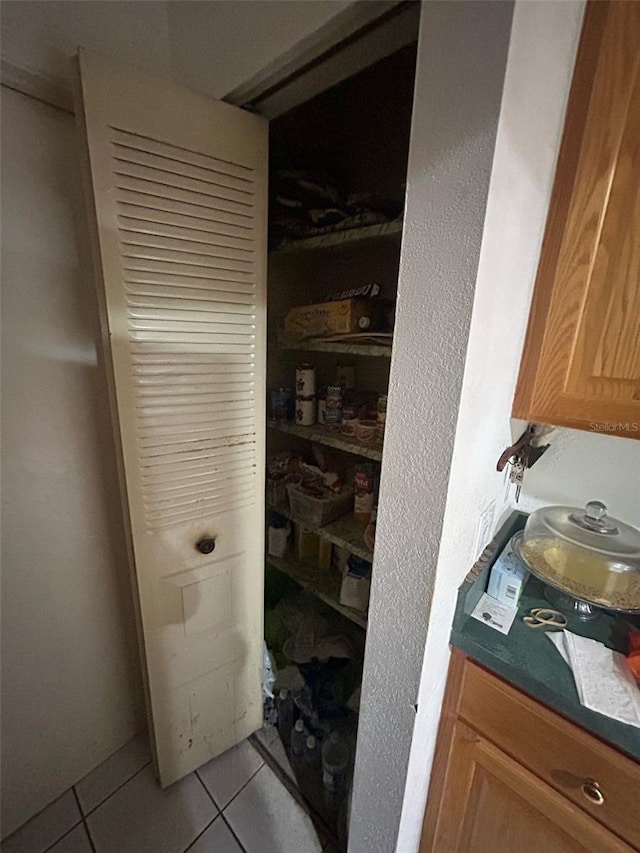 view of pantry